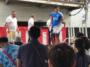 ホームタウン活動 地域の祭りに参加しました アスルクラロ沼津 アスルクラロスルガ株式会社